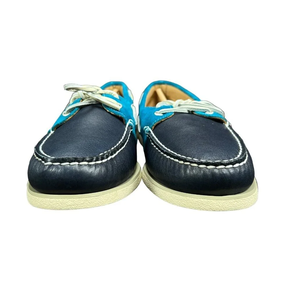 Sperry Gold Cup Authentic Original Nautical Navy Boat Shoes Men's Sizes 10.5-11